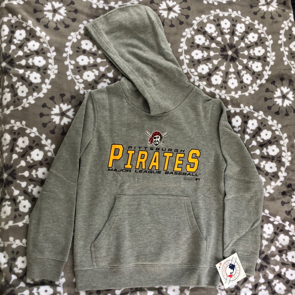 NWT Boys MLB Pittsburgh Pirates Hoodie, Boys S (8)